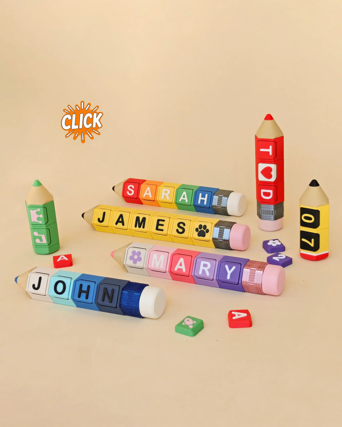 Personalised Pencil Clicker