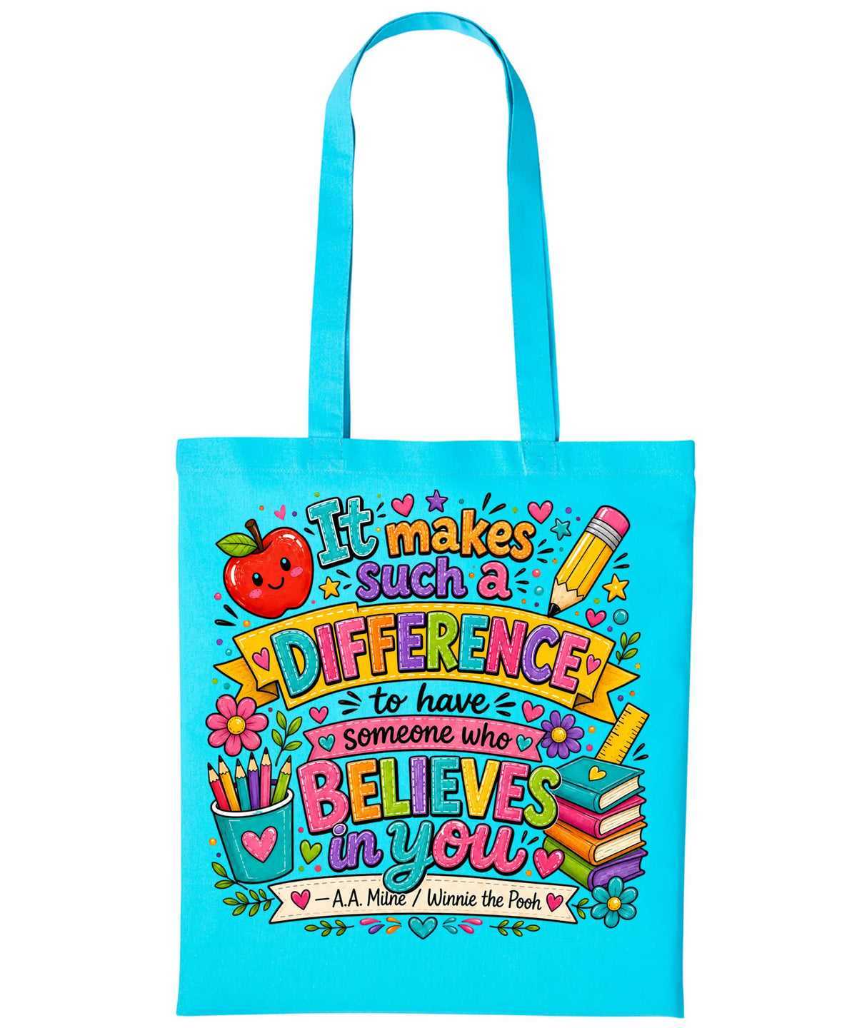 It makes such a difference Teacher Tote Bag