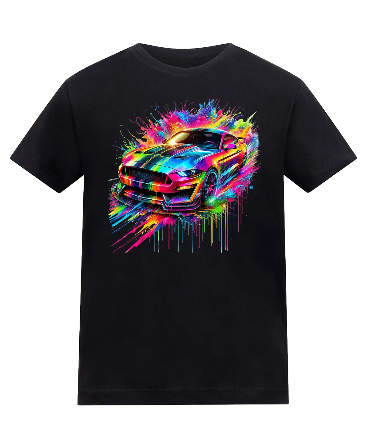 Neon Sports Car Shirt
