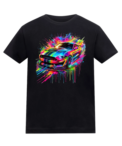 Neon Sports Car Shirt