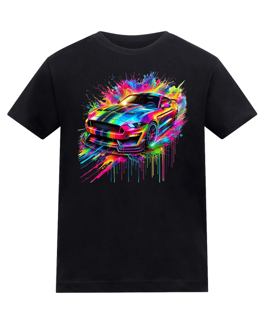 Neon Sports Car Shirt