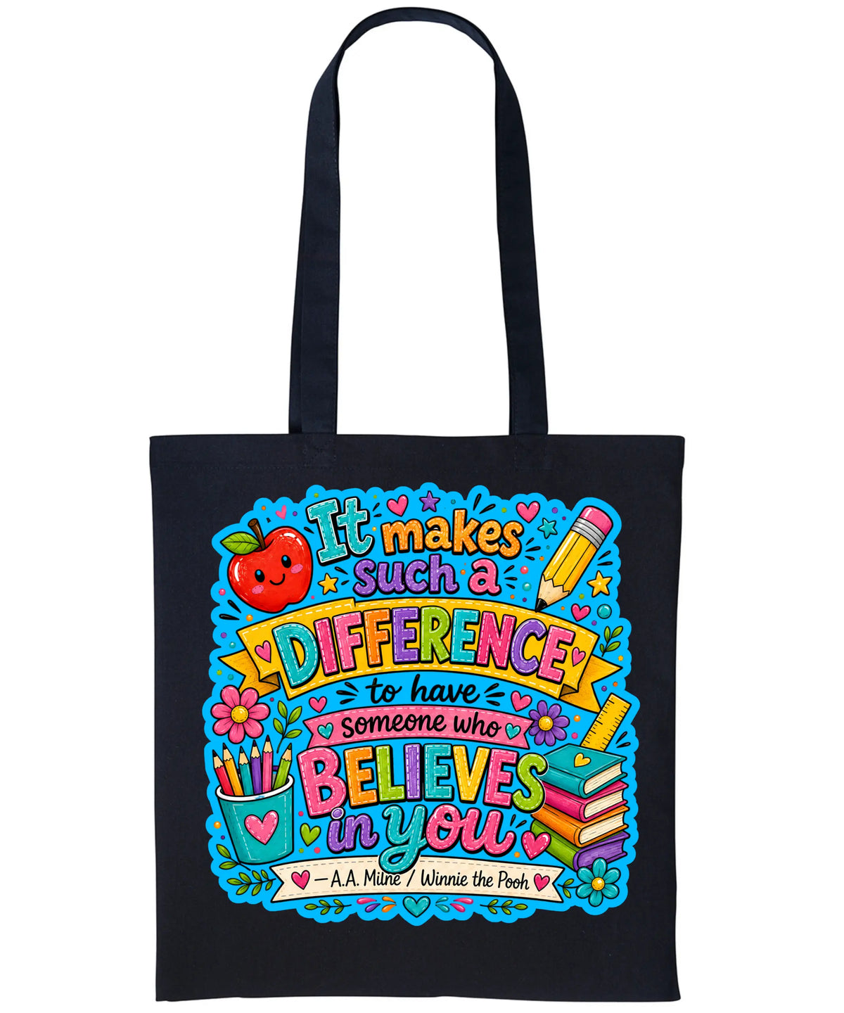 It makes such a difference Teacher Tote Bag