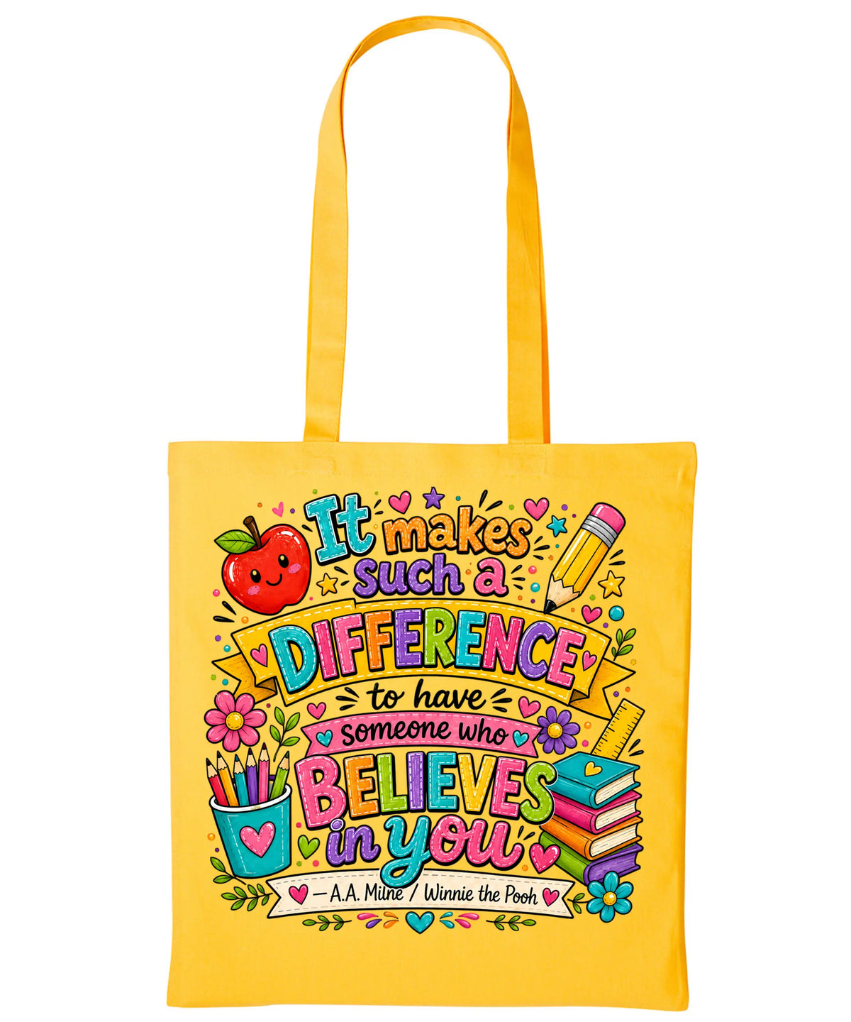 It makes such a difference Teacher Tote Bag