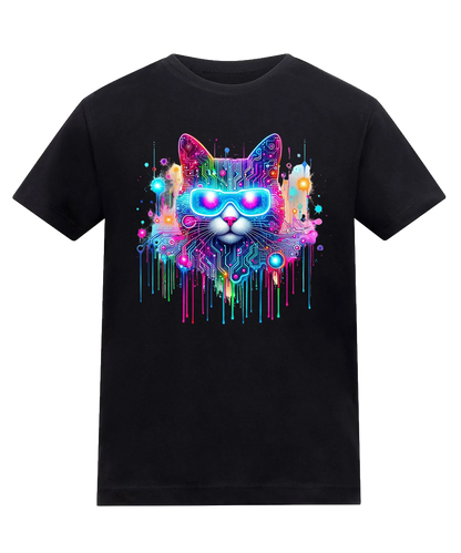 Neon Cyber Cat