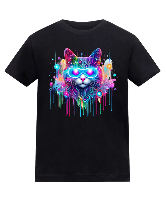 Neon Cyber Cat