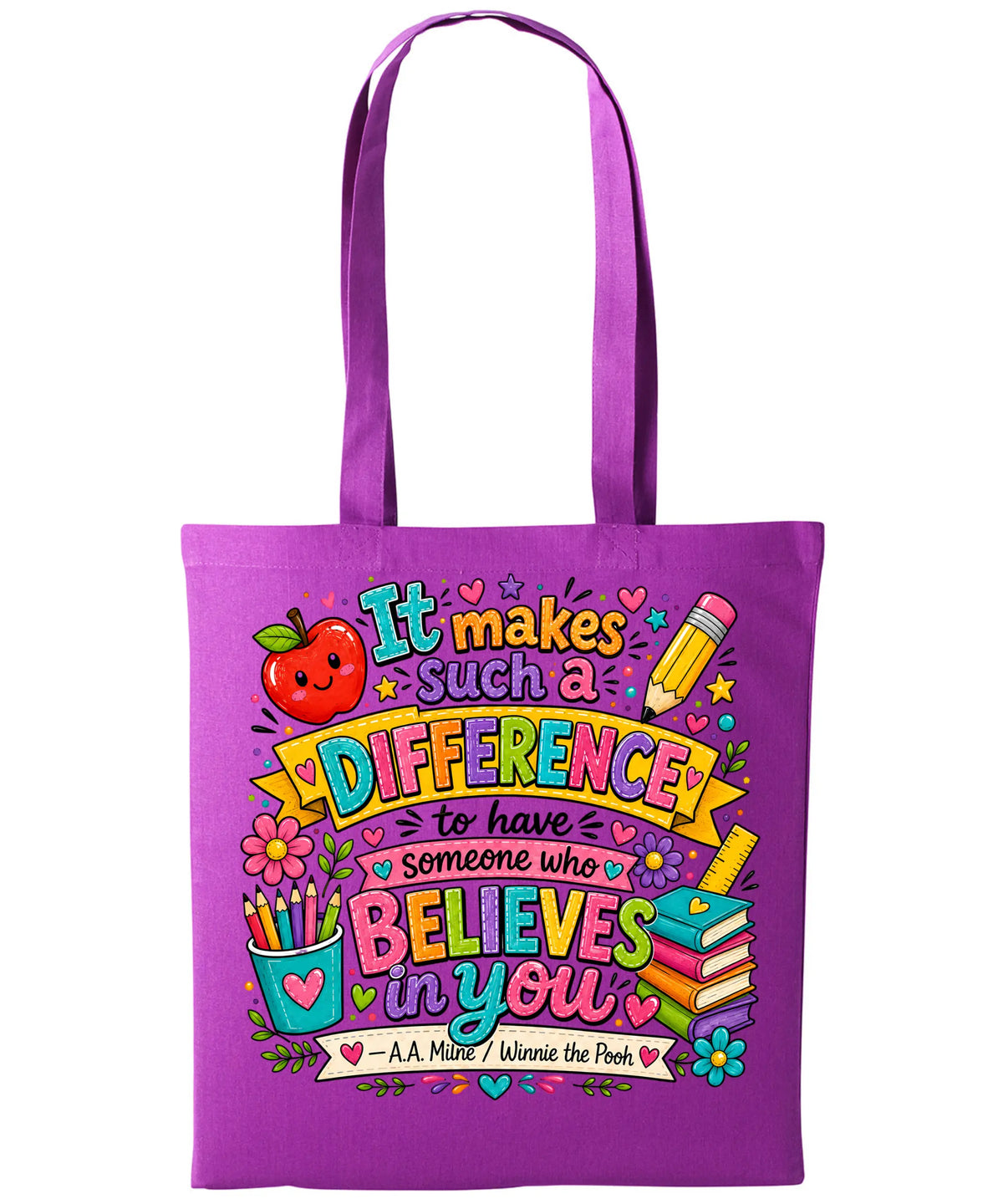 It makes such a difference Teacher Tote Bag