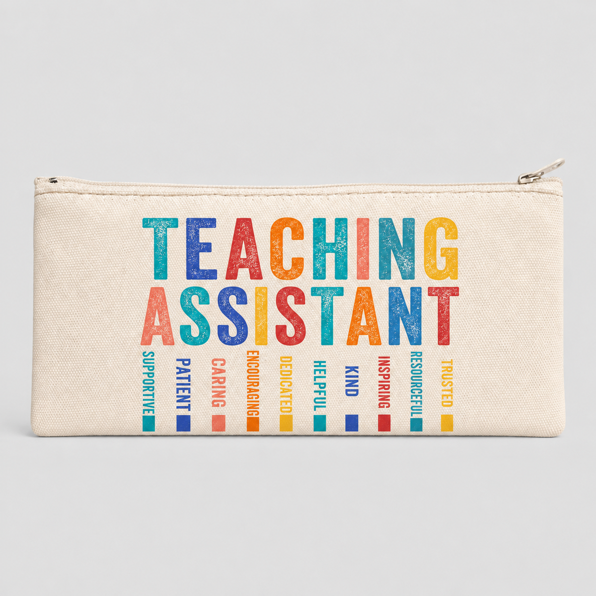 Personalised Canvas Pencil Case