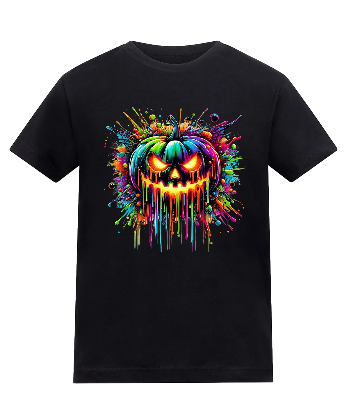 Rainbow Halloween Pumpkin