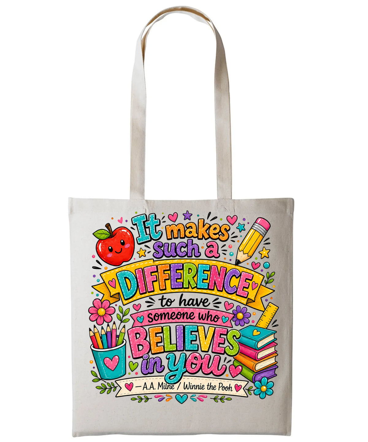 It makes such a difference Teacher Tote Bag