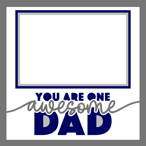 Awesome Dad Shadow Box