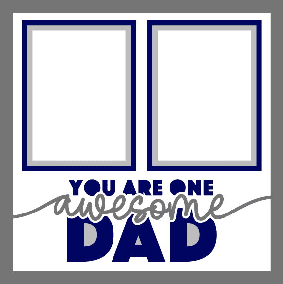 Awesome Dad Shadow Box