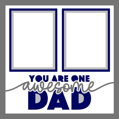 Awesome Dad Shadow Box