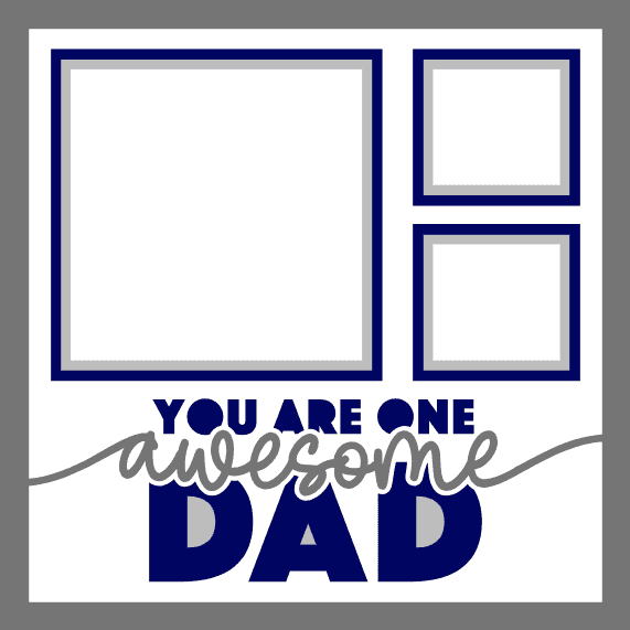 Awesome Dad Shadow Box