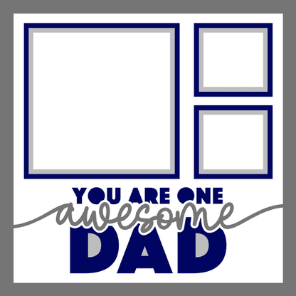 Awesome Dad Shadow Box