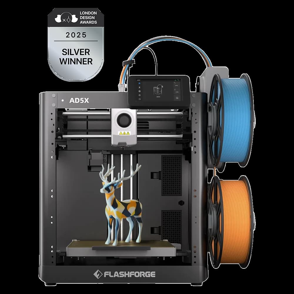 Flashforge AD5X – Multicolor 3D Printer for High-Speed, Full-Color Printing