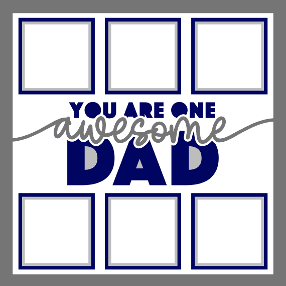Awesome Dad Shadow Box
