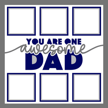 Awesome Dad Shadow Box