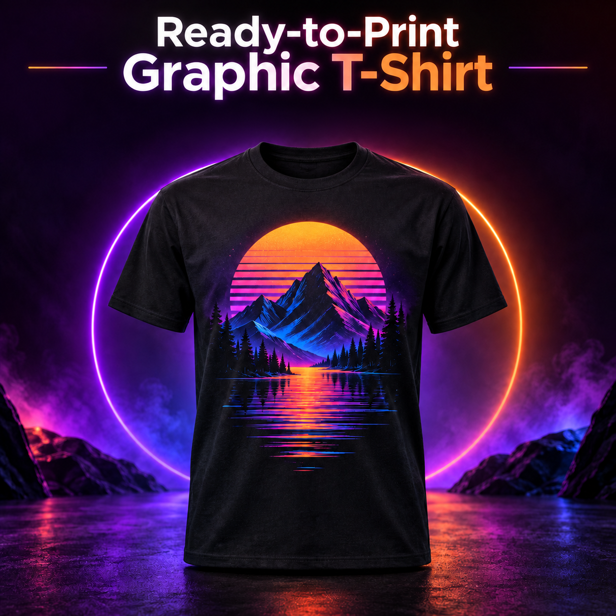 Ready-to-Print Graphic T-Shirt