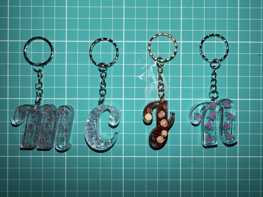 Custom Initial Keychain