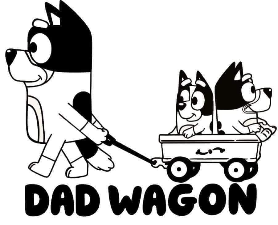 Dad Wagon Decal