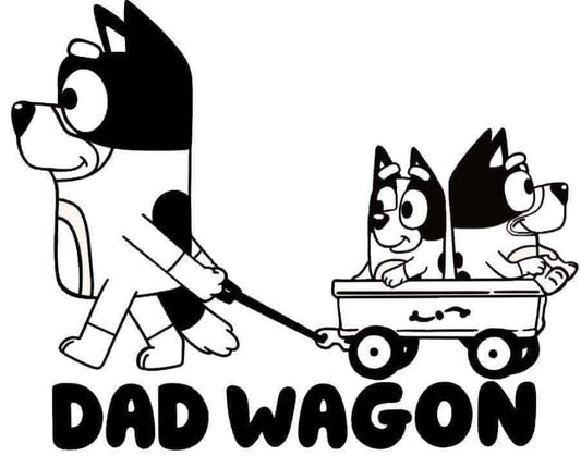 Dad Wagon Decal