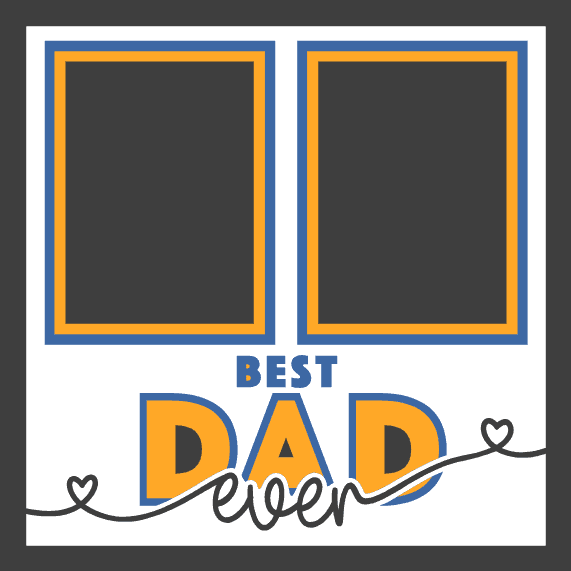 Best Dad Ever Shadow Box