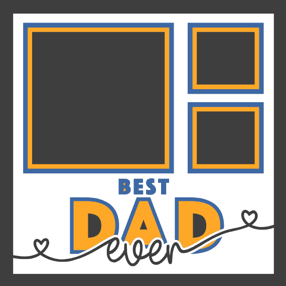 Best Dad Ever Shadow Box