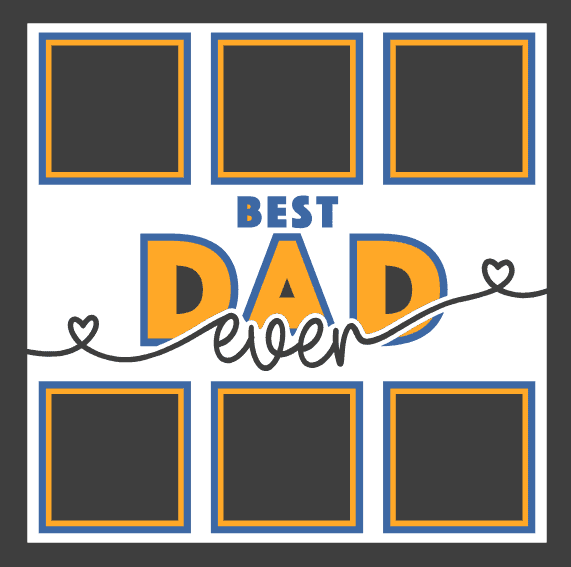 Best Dad Ever Shadow Box