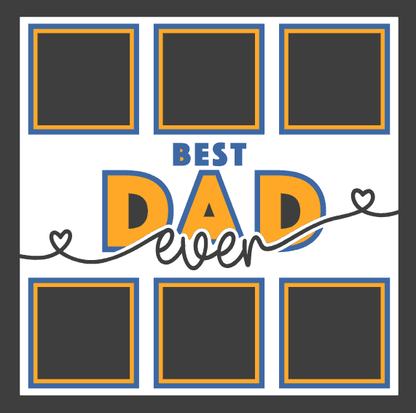 Best Dad Ever Shadow Box
