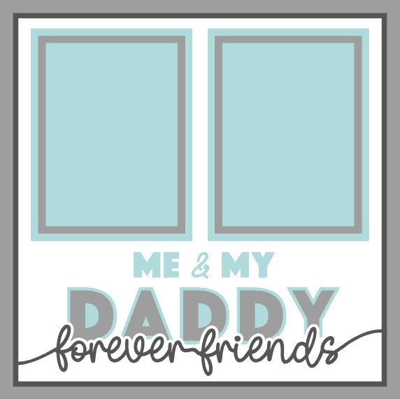 Me and My Daddy Shadow Box