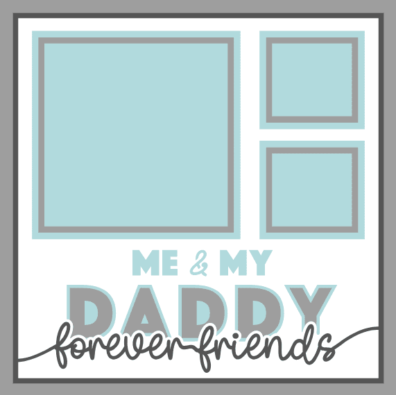 Me and My Daddy Shadow Box