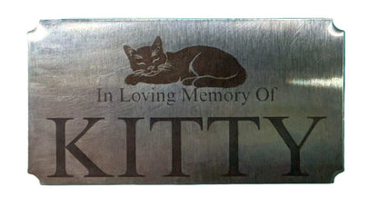 Memorial Plaque - Custom Laser Engraving