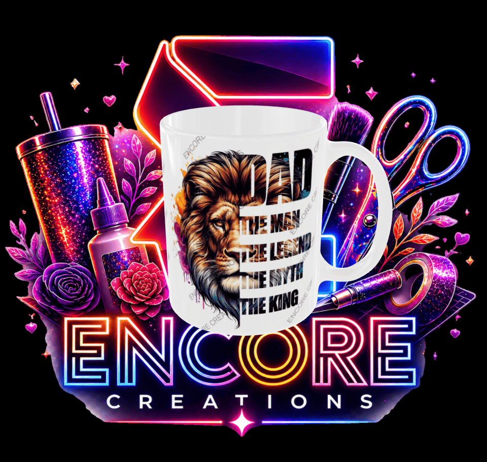Lion Dad Custom Mug – 12oz