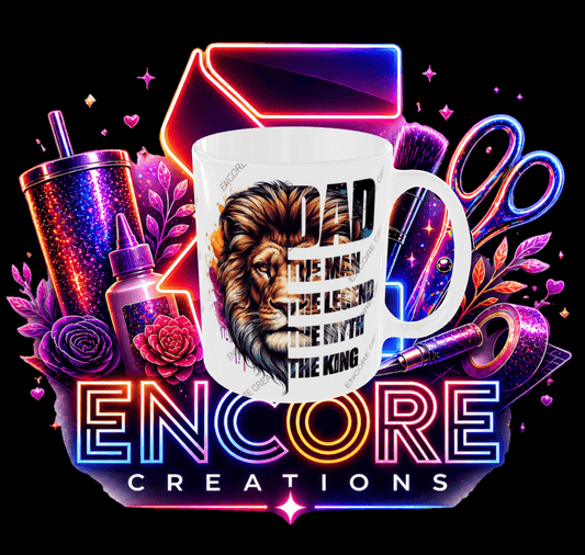 Lion Dad Custom Mug – 12oz