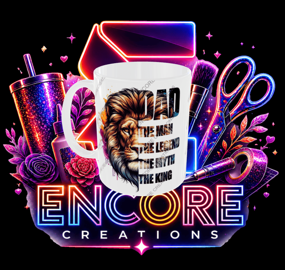 Lion Dad Custom Mug – 12oz