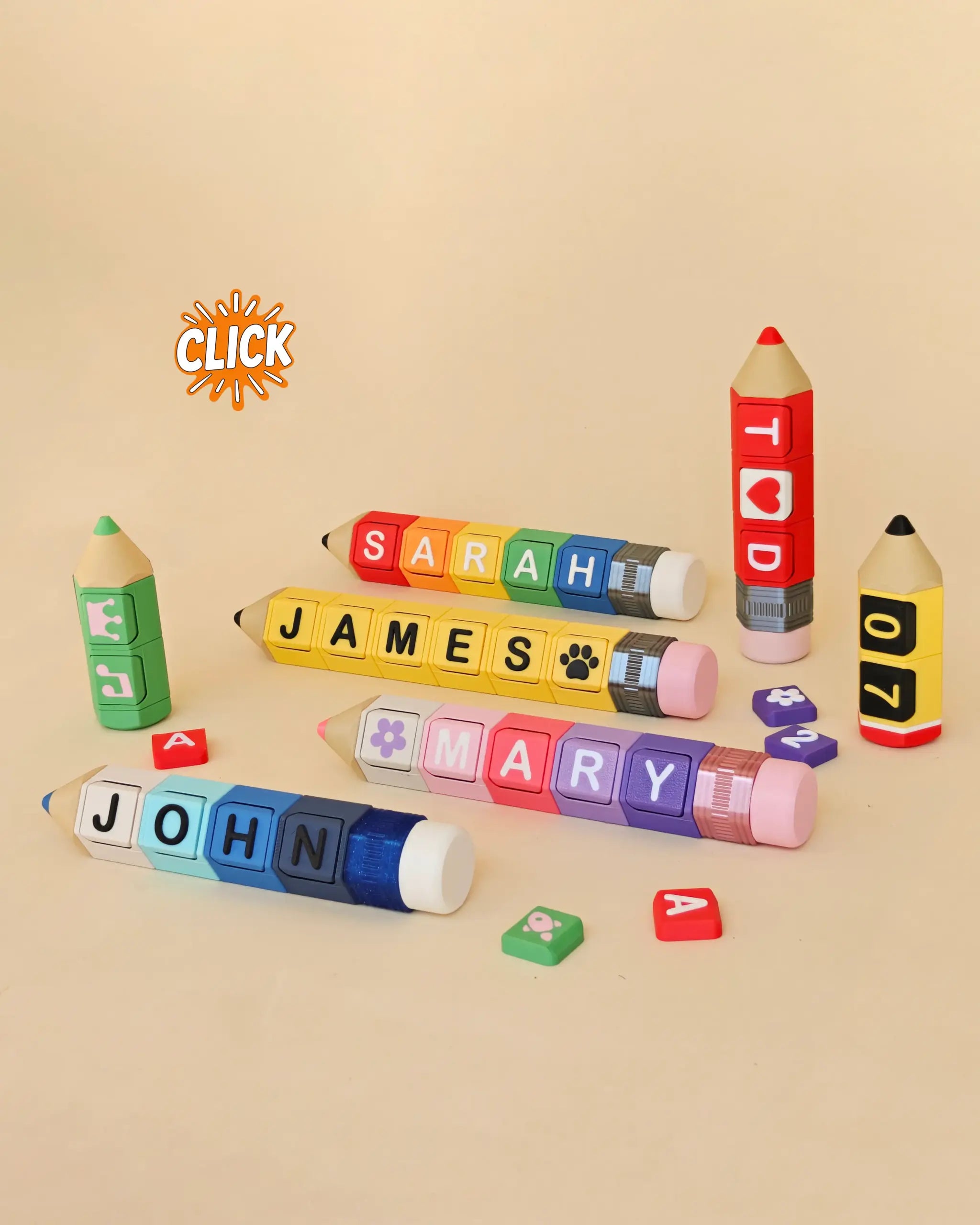 Personalised Pencil Clicker