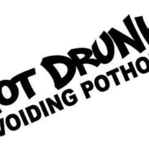 Not Drunk Avoiding Potholes Decal