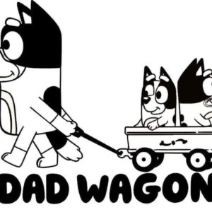 Dad Wagon Decal
