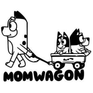 Mom Wagon Decal