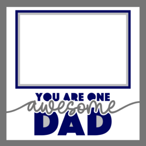 Awesome Dad Shadow Box