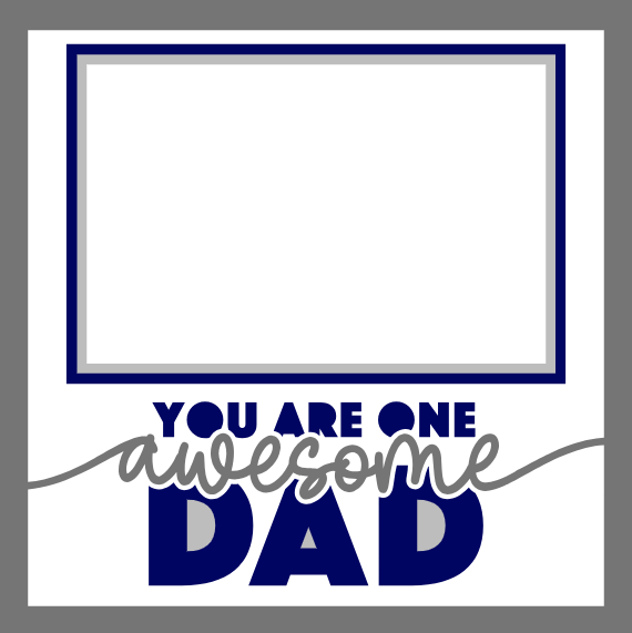 Awesome Dad Shadow Box